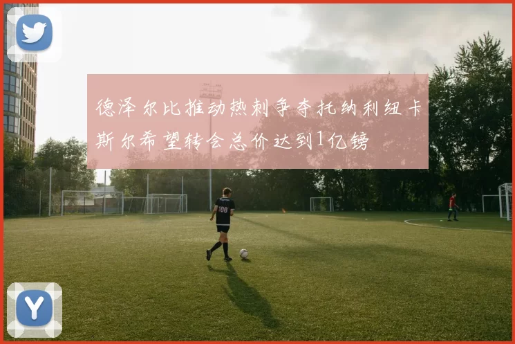 德泽尔比推动热刺争夺托纳利纽卡斯尔希望转会总价达到1亿镑